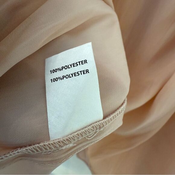 Ramy Brook Blush Abbe Sleeveless Embroidered Collar Ruffle Top XL NWT - Picture 5 of 10